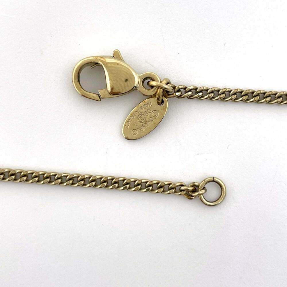 CHANEL Gold Logo Necklace - Picture 3 of 7